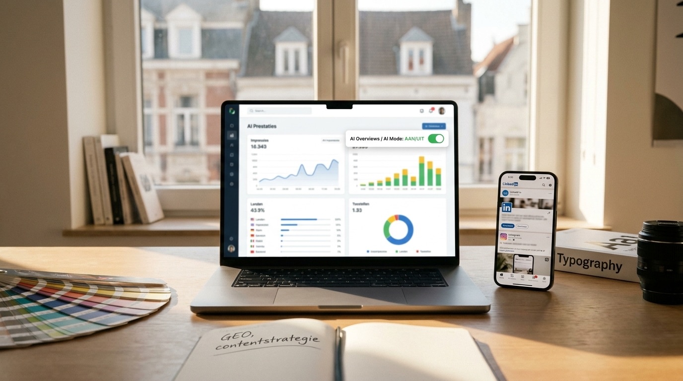 Google Search Console setting for brand visibility in AI answers